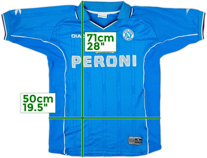 2000-01 Napoli Home Shirt - 5/10 - (M)