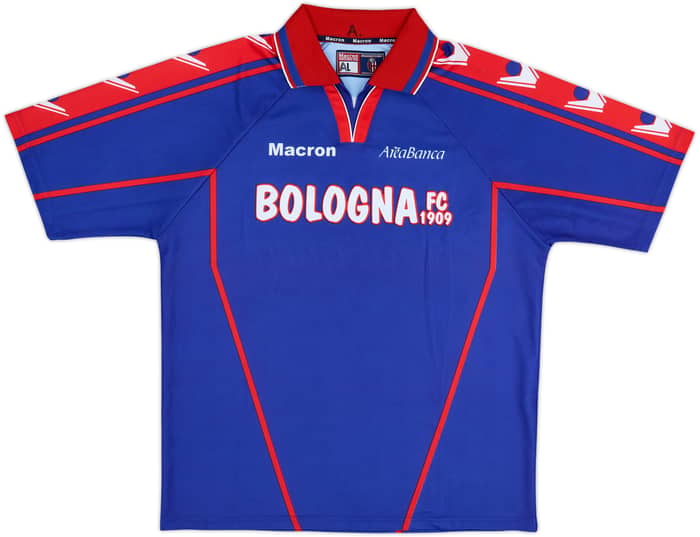 Camiseta Macron de entrenamiento del Bologna 2001-03 - 8/10 - (L)