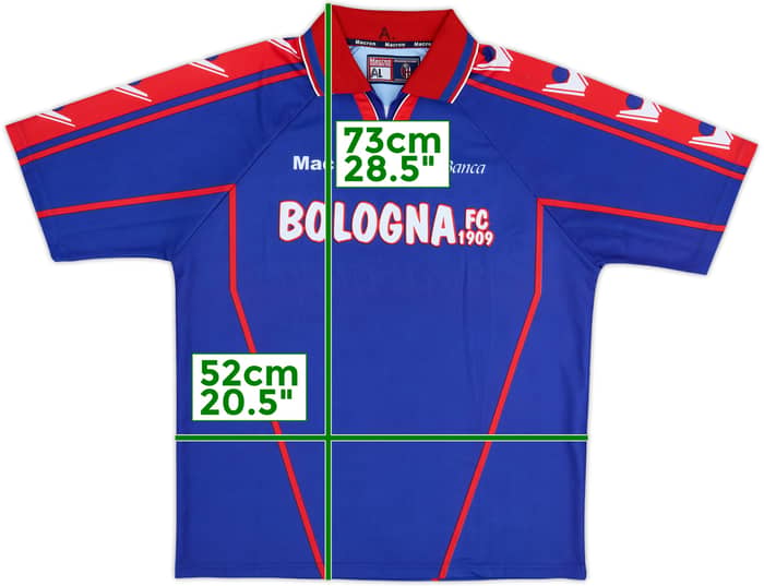 Camiseta Macron de entrenamiento del Bologna 2001-03 - 8/10 - (L)