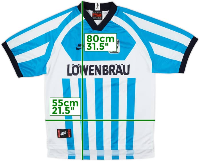 1995-96 1860 Munich Camiseta Local - 8/10 - (L)
