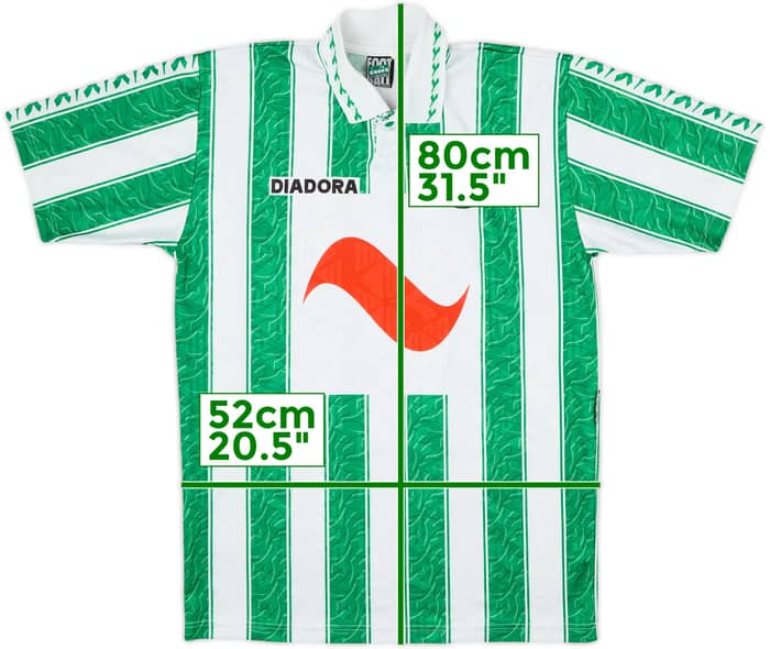 1996-98 Rápido Viena Camiseta Local - 5/10 - (L)