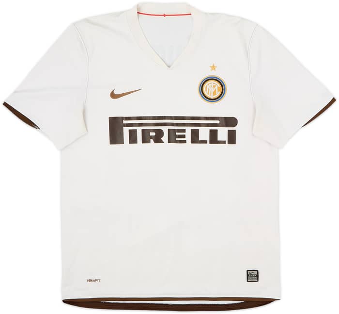 Camiseta de visitante del Inter Milan 2008-09 Ibrahimovic #8 - 5/10 - (M)