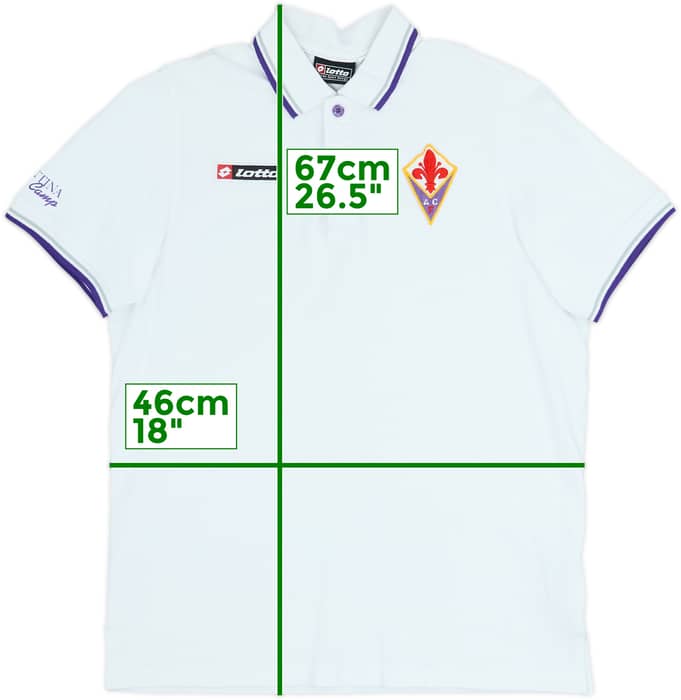 2010-11 Fiorentina Lotto Polo Shirt - 6/10 - (XL.Boys)