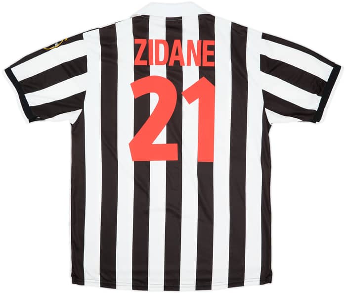 1998-99 Juventus Home Shirt Zidane #21 - 8/10 - (XL)
