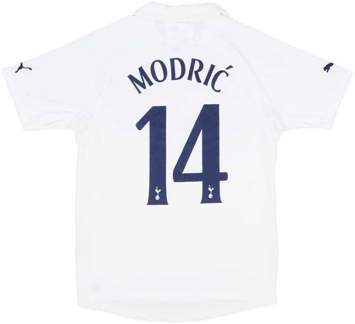 2011-12 Tottenham Cup Home Shirt Modric #14 - 8/10 - (M)
