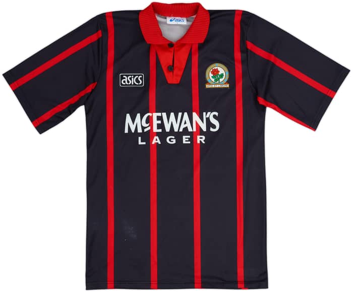 1994-95 Blackburn Away Shirt Shearer #9 - 8/10 - (S)