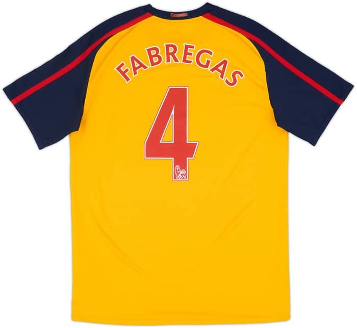 2008-09 Arsenal Away Shirt Fabregas #4 - 8/10 - (M)