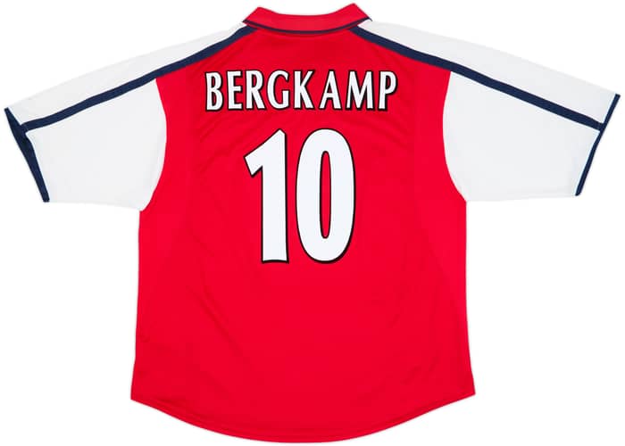 2000-02 Arsenal Home Shirt Bergkamp #10 - 9/10 - (XL)