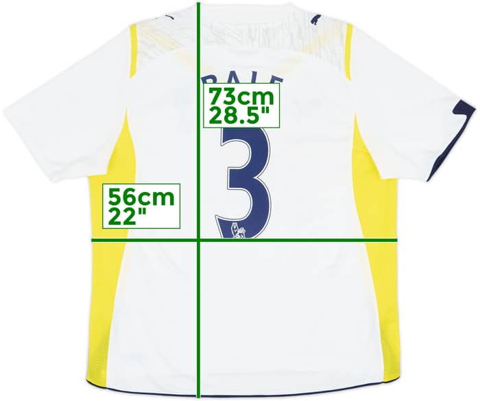 2009-10 Tottenham Camiseta Local Bale #3 - 8/10 - (L)