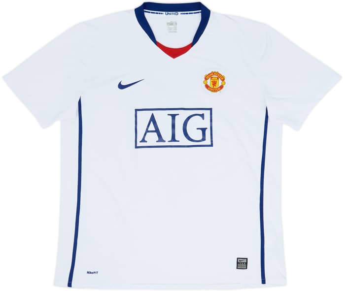2008-10 Manchester United Away Shirt Berbatov #9 - 10/10 - (XL)