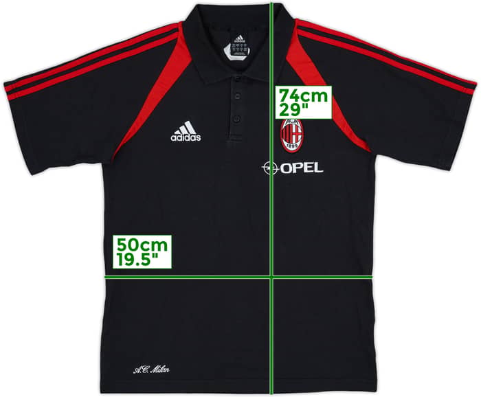 Polo adidas versión jugador del AC Milan 2004-05 - 10/10 - (M/L)