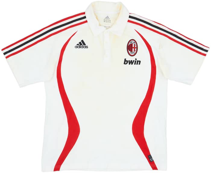 2006-07 AC Milan Player Issue adidas Polo Shirt - 4/10 - (M/L)