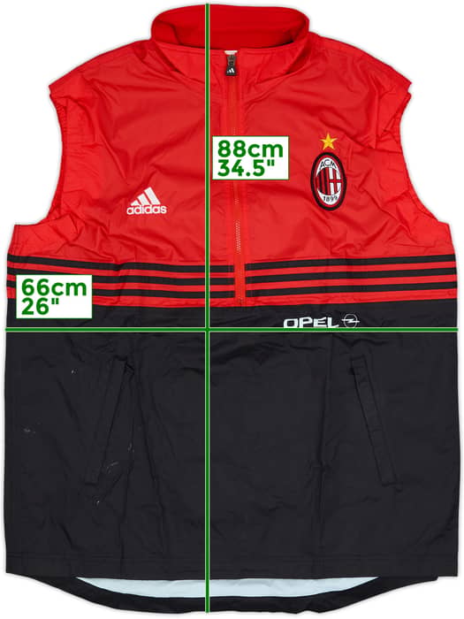 1998-99 AC Milan Player Issue adidas Gilet - 7/10 - (L/XL)
