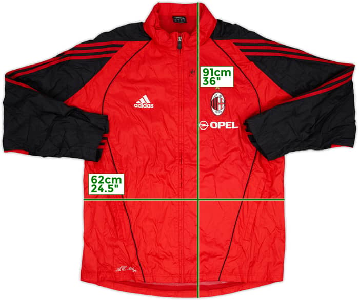Chaqueta de chándal versión jugador del AC Milan adidas 2005-06 - 6/10 - (L)
