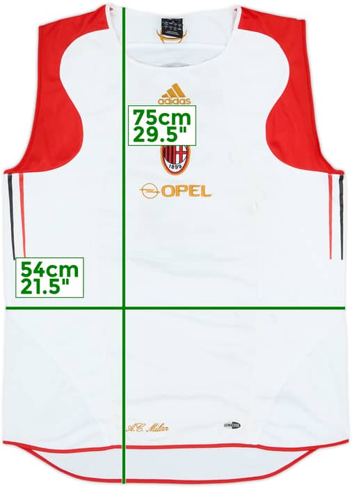 2004-05 AC Milan Player Issue adidas Training Vest - 5/10 - (XL)