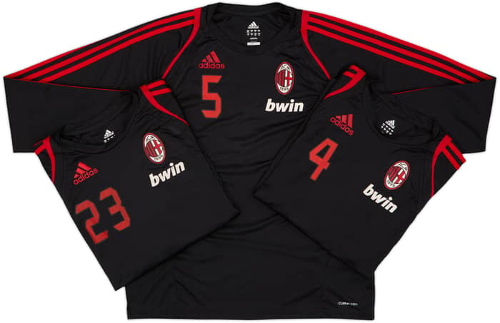 2009-10 AC Milan Player Issue adidas Training L/S Shirt - 10/10 # - (L/XL)