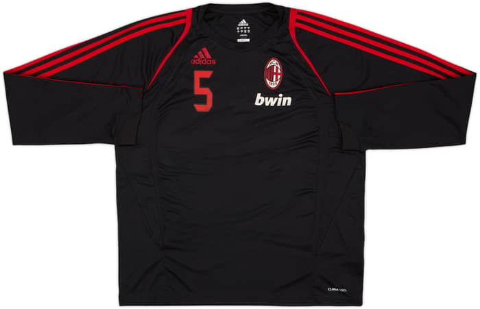 2009-10 AC Milan Player Issue adidas Training L/S Shirt - 10/10 # - (L/XL)