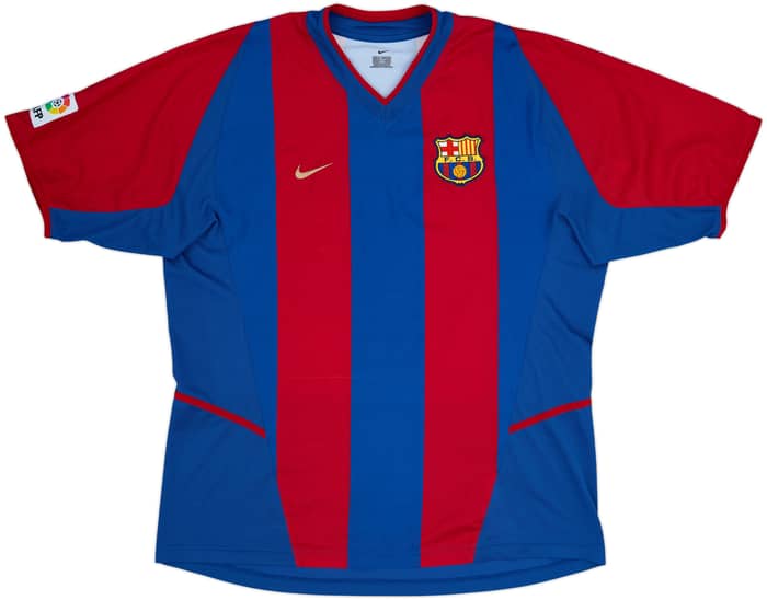 2002-03 Barcelona Camiseta Local Riquelme #10 - 8/10 - (XL)