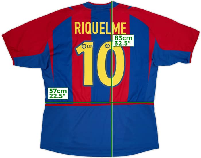 2002-03 Barcelona Camiseta Local Riquelme #10 - 8/10 - (XL)