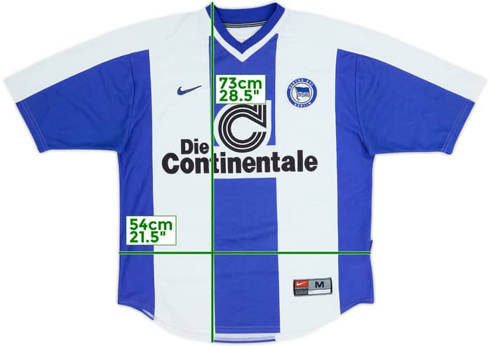 1999-00 Hertha Berlin Maillot domicile - 7/10 - (M)