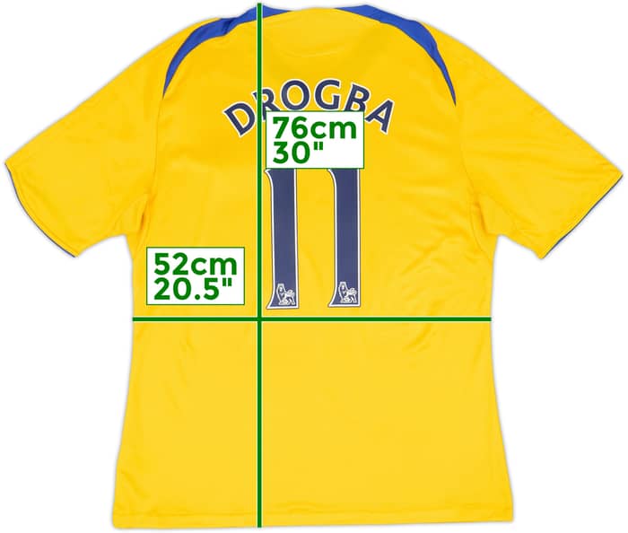 2008-09 Chelsea Third Shirt Drogba #11 - 7/10 - (L)