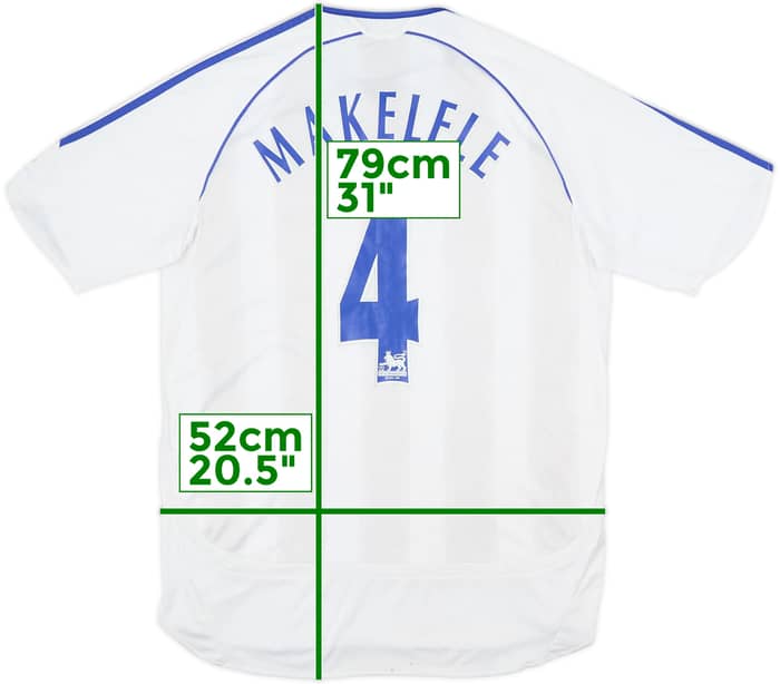 2006-07 Chelsea Away Shirt Makelele #4 - 6/10 - (L)