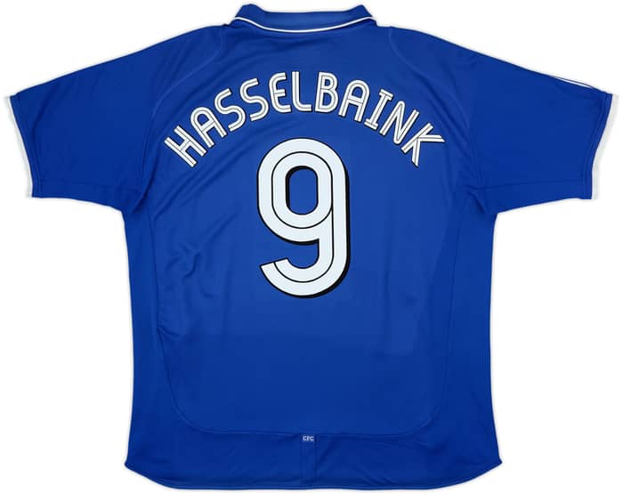 2001-03 Chelsea Home Shirt Hasselbaink #9 - 6/10 - (XL)