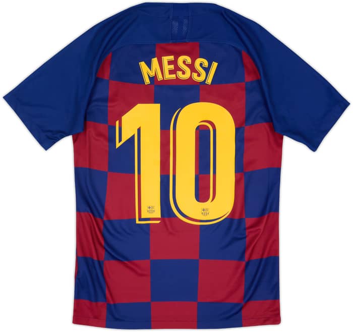2019-20 Barcelona Home Shirt Messi #10 - 8/10 - (S)