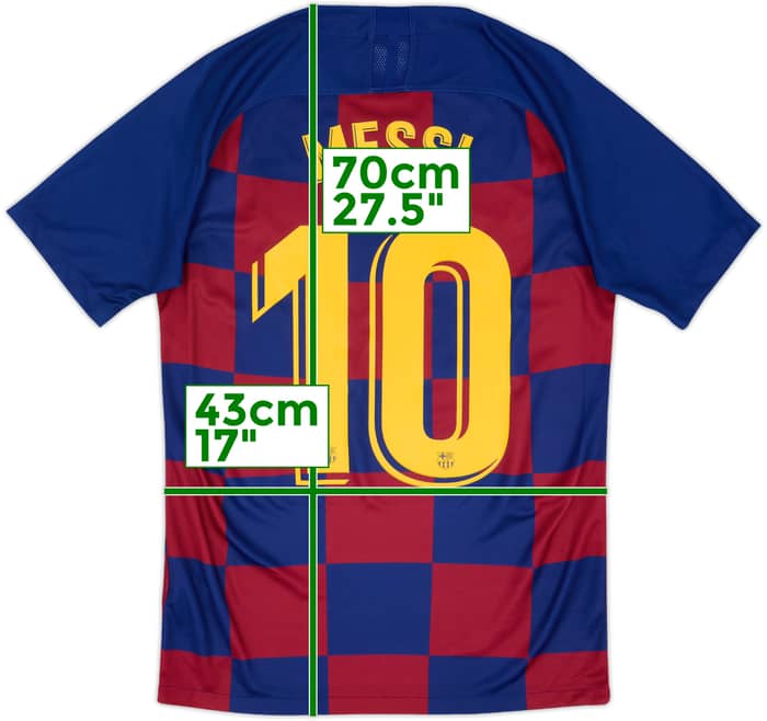 2019-20 Barcelona Home Shirt Messi #10 - 8/10 - (S)