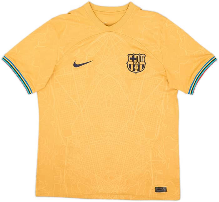 2022-23 Barcelona Away Shirt Lewandowski #9 - 6/10 - (M)