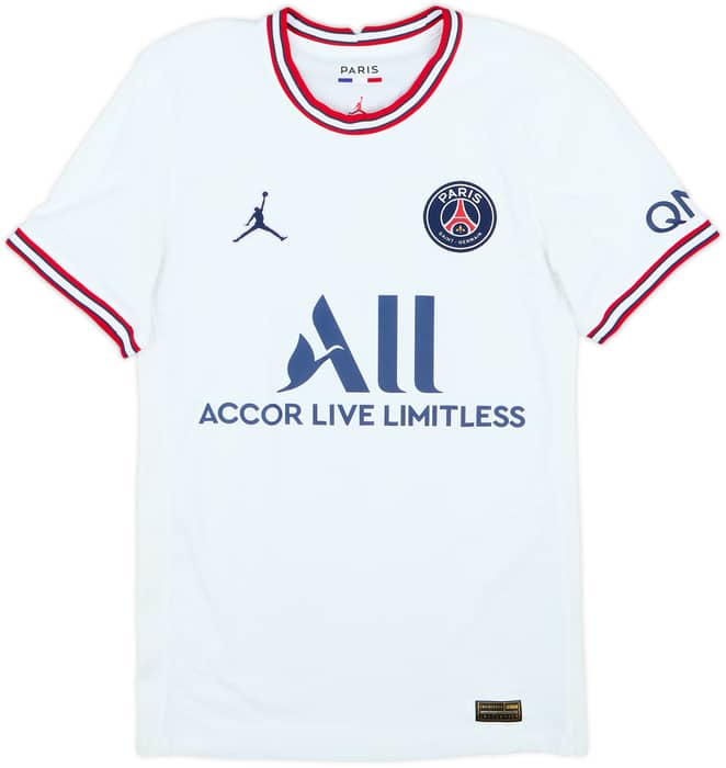 Camiseta auténtica de la cuarta equipación del Paris Saint-Germain 2021-22 Mbappe #7 - 8/10 - (XS)