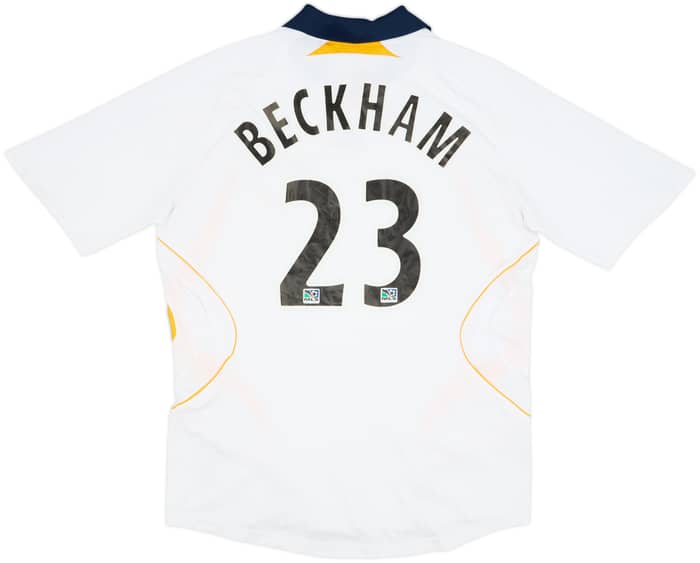 2007-08 LA Galaxy Home Shirt Beckham #23 - 4/10 - (L)