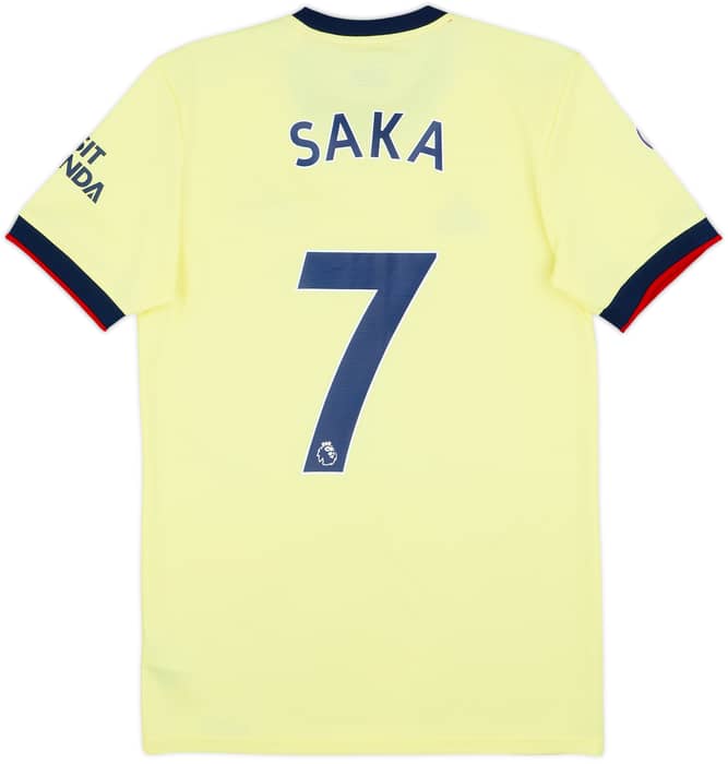 2021-22 Arsenal Away Shirt Saka #7 - 9/10 - (S)