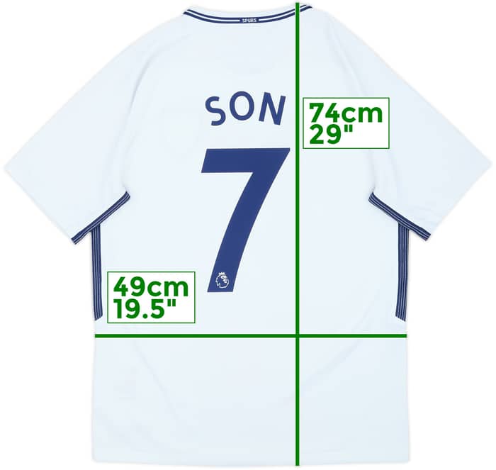 2017-18 Tottenham Home Shirt Son #7 - 8/10 - (M)