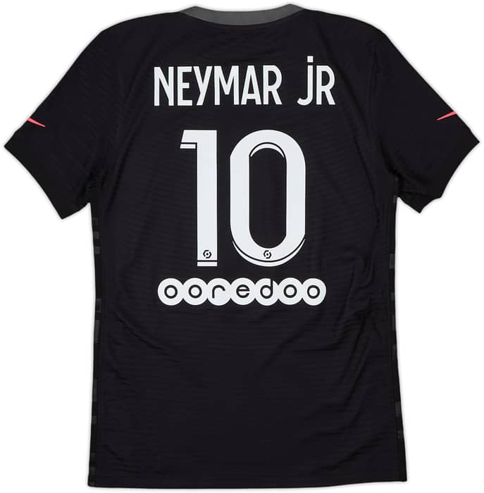 2021-22 Paris Saint-Germain Authentic Third Shirt Neymar Jr #10 - 10/10 - (S)