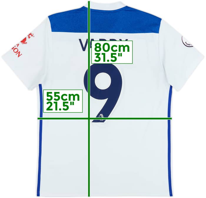 2018-19 Leicester Third Shirt Vardy #9 - 5/10 - (M)