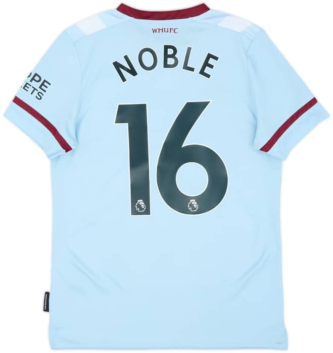 2021-22 West Ham Away Shirt Noble #16 - 8/10 - (S)