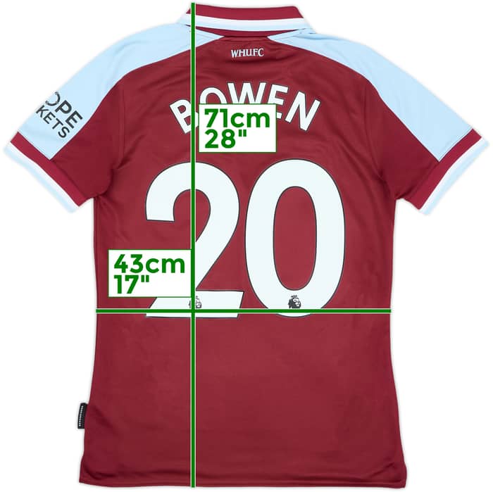 2021-22 West Ham Home Shirt Bowen #20 - 6/10 - (S)