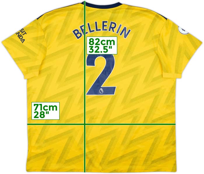 2019-20 Arsenal Away Shirt Bellerin #2 - 7/10 - (3XL)
