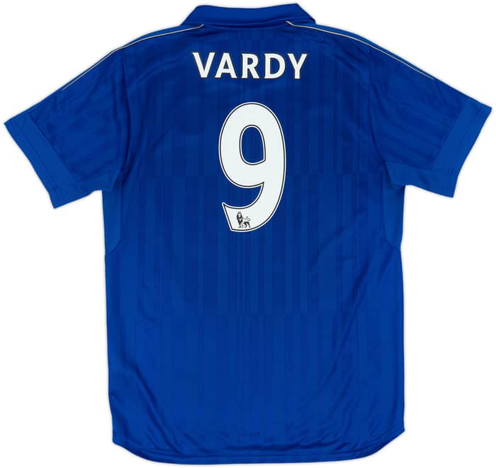 2016-17 Leicester Home Shirt Vardy #9 - 8/10 - (L)
