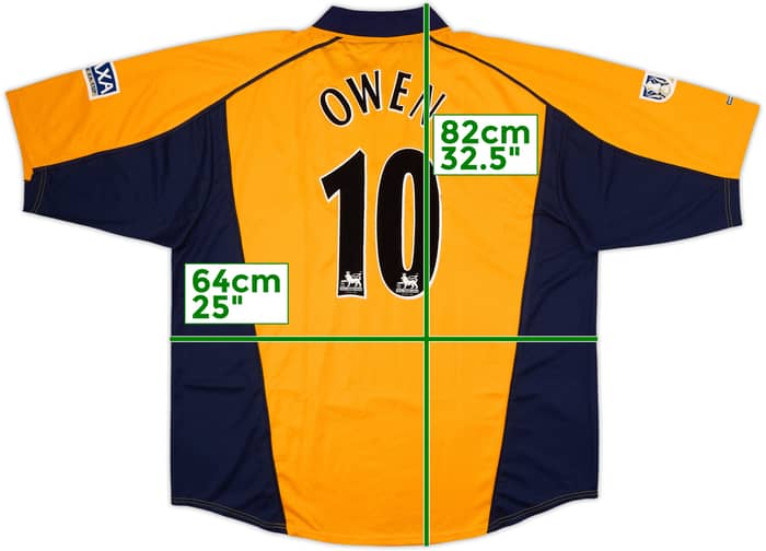 2000-02 Liverpool 'FA Cup Final' Away Shirt Owen #10 (XL)