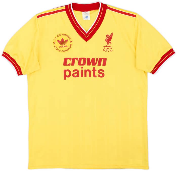 1986-87 Liverpool 'Champions' Third Shirt - 9/10 - (M)