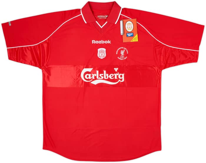2000-02 Liverpool 'Worthington Cup Final' Home Shirt Fowler #9 (XL)