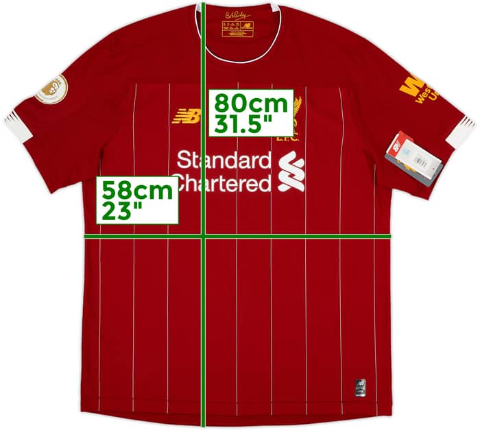 Camiseta de local 'Campeones' del Liverpool 2019-20 (XL)