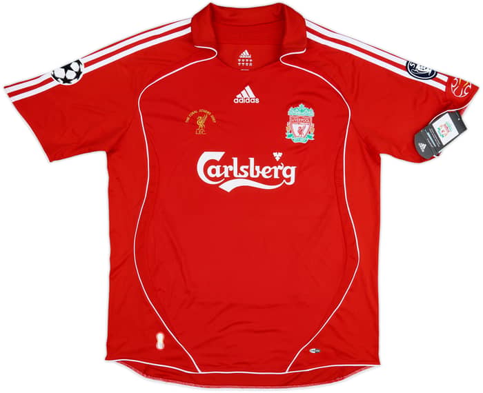 2006-08 Liverpool Home Shirt Gerrard #8 (XL)