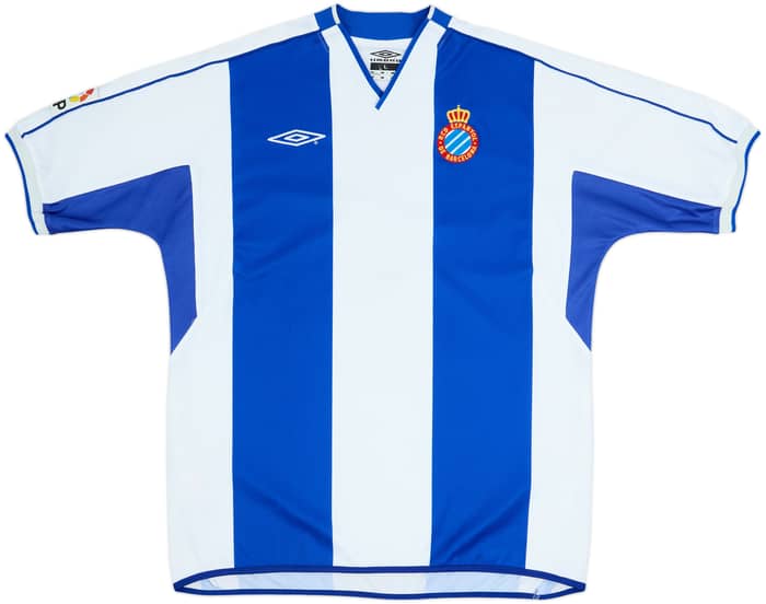 2002-03 Espanyol Maillot Domicile - 8/10 - (L)