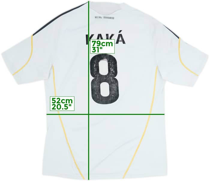 2009-10 Real Madrid Home Shirt Kaka #8 - 5/10 - (L)
