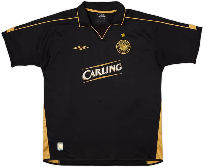 2003-04 Celtic Away Shirt Larsson #7 - 6/10 - (XL)