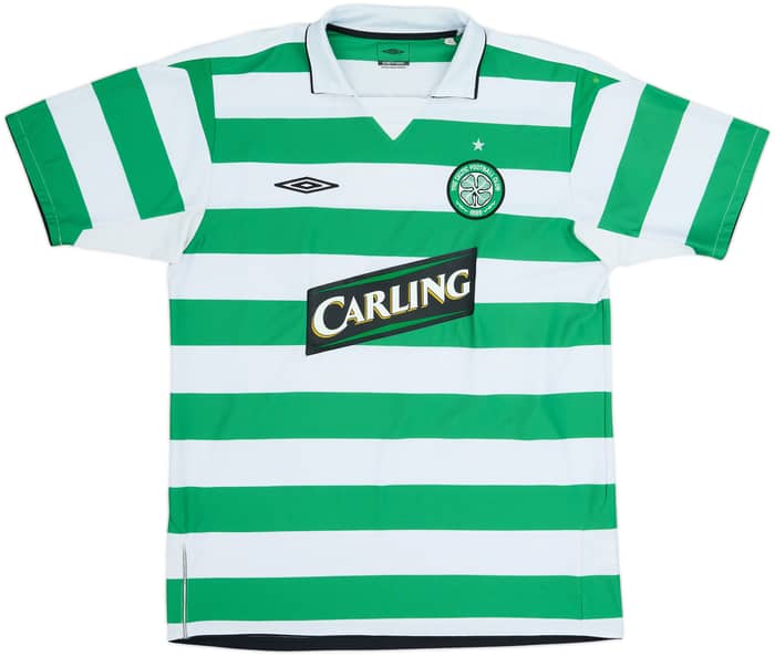 2004-05 Celtic Home Shirt Juninho #7 - 6/10 - (L)