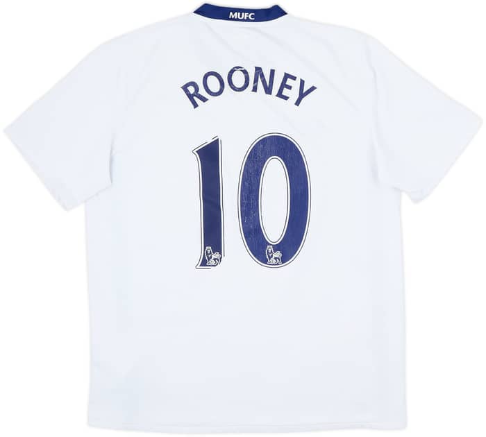 2008-10 Manchester United Away Shirt Rooney #10 - 6/10 - (M)
